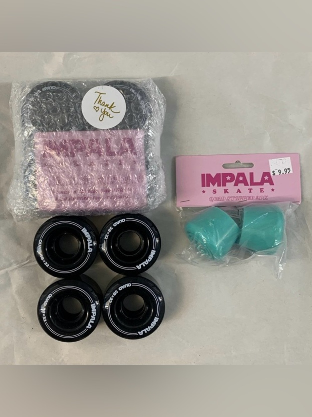 Impala Skate Wheels and Stoppers